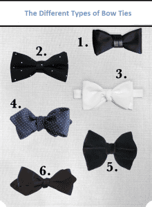 The Different Types of Bow Ties