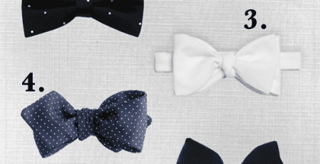 The Different Types of Bow Ties
