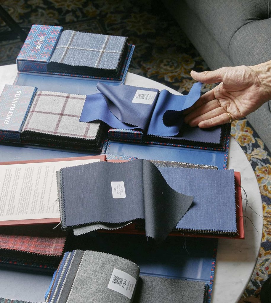 Selecting Fabrics Bobby's Fashions Tailors Tour Selecting Fabrics Bobby's Fashions Suit Tailors Tour